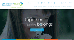Desktop Screenshot of communitylivingsarnia.org
